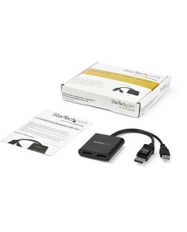 StarTech.com MSTDP122DP rozgałęziacz telewizyjny DisplayPort 2x DisplayPort