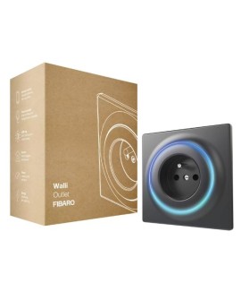 FIBARO FGWOE-011-8 Inteligentne gniazdko Walli Outlet antracyt