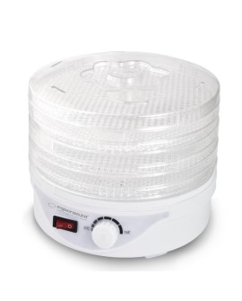 Suszarka do grzybów, warzyw i owoców Esperanza DÉLICATESSE EKD003 (250W kolor biały)
