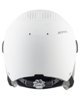 Kask narciarski ALPINA ARBER VISOR Q-LITE WHITE 54-58