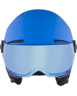 Kask narciarski ALPINA ZUPO VISOR Q-LITE BLUE 54-58