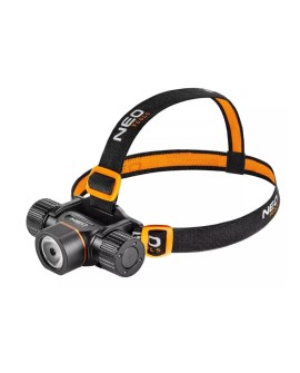 Latarka czołowa akumulatorowo-bateryjna USB Neo Tools 2000LM CREE XHP50.2 LED