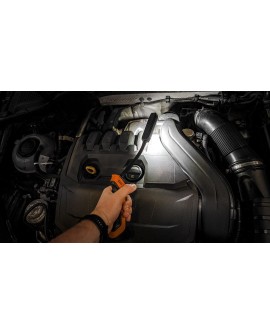 Lampa warsztatowa akumulatorowa 400 lm COB + latarka