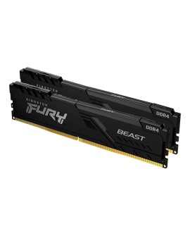 KINGSTON 64GB 3200MHz DDR4 CL16 DIMM (Kit of 2) FURY Beast Black KF432C16BBK2/64