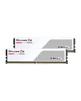 G.SKILL RIPJAWS S5 DDR5 2X16GB 6000MHZ CL30 XMP3 WHITE F5-6000J3040F16GX2-RS5W