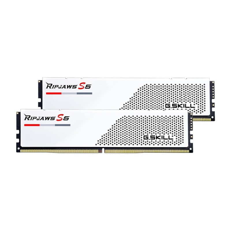 G.SKILL RIPJAWS S5 DDR5 2X16GB 6000MHZ CL30 XMP3 WHITE F5-6000J3040F16GX2-RS5W