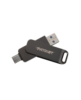 Patriot Rage R550 64GB Dual USB A+C, Alu, 100MBs