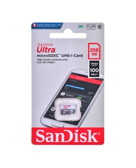 SANDISK ULTRA microSDXC 256GB 100MB/s A1 CL10 UHS-I