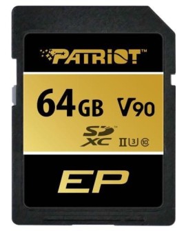 Patriot EP V90 SDXC 64GB UHS-II U3 CL10