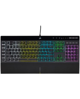 Corsair K55 RGB PRO klawiatura Gaming USB QWERTZ Niemiecki Czarny