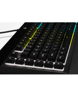 Corsair K55 RGB PRO klawiatura Gaming USB QWERTZ Niemiecki Czarny