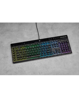 Corsair K55 RGB PRO klawiatura Gaming USB QWERTZ Niemiecki Czarny