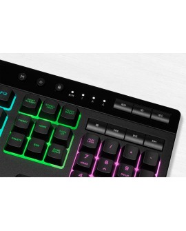 Corsair K55 RGB PRO klawiatura Gaming USB QWERTZ Niemiecki Czarny