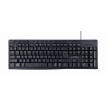 GEMBIRD KLAWIATURA MULTIMEDIALNA KB-UM-107 USB, US LAYOUT, CZARNA