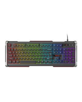 Klawiatura membranowa NATEC Rhod 400 RGB NKG-0993 (USB 2.0 (EU) kolor czarny)