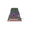 Klawiatura membranowa NATEC Rhod 400 RGB NKG-0993 (USB 2.0 (EU) kolor czarny)