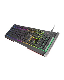Klawiatura membranowa NATEC Rhod 400 RGB NKG-0993 (USB 2.0 (EU) kolor czarny)
