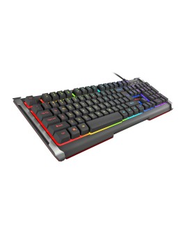 Klawiatura membranowa NATEC Rhod 400 RGB NKG-0993 (USB 2.0 (EU) kolor czarny)