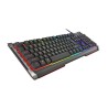 Klawiatura membranowa NATEC Rhod 400 RGB NKG-0993 (USB 2.0 (EU) kolor czarny)