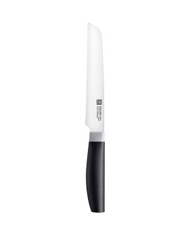 Nóż uniwersalny z ząbkami Zwilling Now S - 13 cm, Czarny