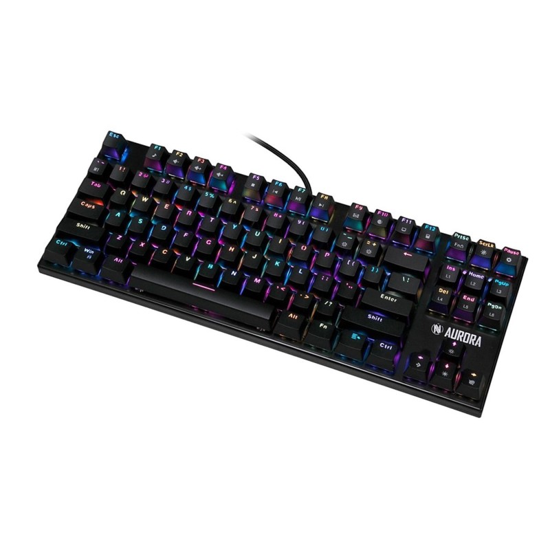 KLAWIATURA I-BOX AURORA K-2R RGB, MECHANICZNA, BLUE SWITCH, GAMING