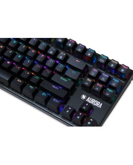 KLAWIATURA I-BOX AURORA K-2R RGB, MECHANICZNA, BLUE SWITCH, GAMING