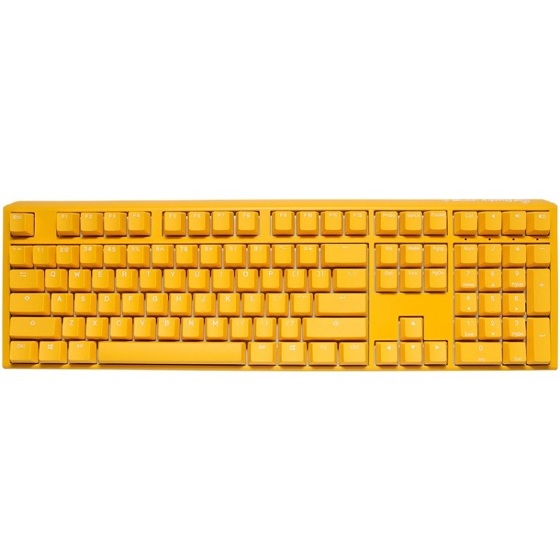 Klawiatura gamingowa Ducky One 3 Yellow Gaming Tastatur, RGB LED - MX-Speed-Silver (US)