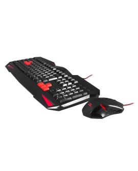 Zestaw klawiatura + mysz TACENS Mars MCP1 TACMARSMCP1 (USB 2.0 (EU) kolor czarny optyczna)