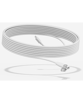 Logitech Rally Mic Pod Extension Cable Biały