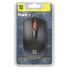 DEFENDER MYSZ PRZEWODOWA POINT MM-756 CZARNA OPTICAL 1000DPI 3P 52756