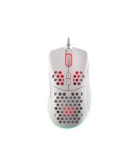 Mysz dla graczy Genesis Krypton 555 8000 DPI RGB Biała gamingowa programowalna