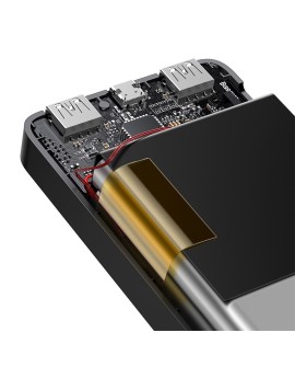 BASEUS POWERBANK BIPOW 30000MAH 15W CZARNY OS