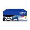 Brother TN-242CMY kaseta z tonerem 1 szt. Oryginalny Cyjan, Purpurowy, Żółty