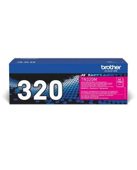 Brother TN-320M kaseta z tonerem 1 szt. Oryginalny Purpurowy