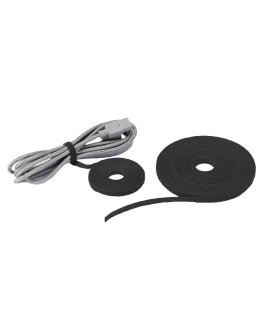 ALANTEC Opaska rzepowa do kabli szer. 9mm długość 5m czarna