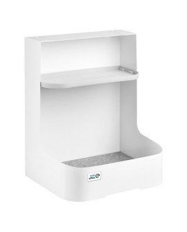 Pojemnik podbiurkowy / organizer z półką na akcesoria Ergo Office, biały, max. 5kg, ER-442