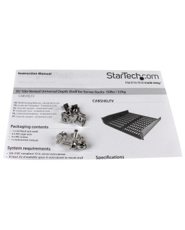 StarTech.com CABSHELFV części do stojaków Półka