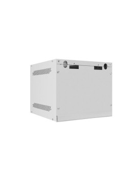 Szafa rack Lanberg WF10-2304-10S (4U 240mm / 280mm / 310 mm wisząca Szklane 10" kolor szary)