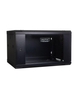 Digitus DN-WU19 06U/450/B stojak 6U Szafa wisząca Czarny