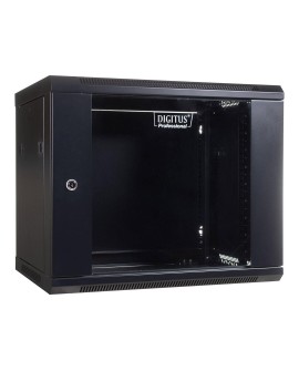 Digitus DN-WU19 09U/600/B stojak 9U Szafa wisząca Czarny