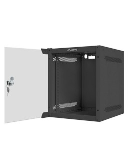 Szafa jednosekcyjna Lanberg WF10-2306-10B (6U 329mm / 280mm / 310 mm wisząca Szklane 10" kolor czarny)