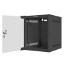 Szafa jednosekcyjna Lanberg WF10-2306-10B (6U 329mm / 280mm / 310 mm wisząca Szklane 10" kolor czarny)