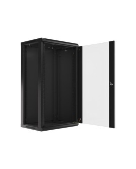 Szafa rack Lanberg WF01-6422-10B (22U 1082mm / 600mm / 450 mm wisząca Otwierane 19'' kolor czarny)