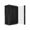 Szafa rack Lanberg WF01-6422-10B (22U 1082mm / 600mm / 450 mm wisząca Otwierane 19'' kolor czarny)