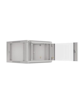 LANBERG SZAFA WISZĄCA 19" 6U 570X600 SZYBKI MONTAŻ (SZARA, FLAT PACK) WFFA-5606-10S