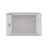 LANBERG SZAFA WISZĄCA 19" 6U 570X600 SZYBKI MONTAŻ (SZARA, FLAT PACK) WFFA-5606-10S