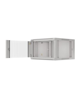 LANBERG SZAFA WISZĄCA 19" 6U 570X600 SZYBKI MONTAŻ (SZARA, FLAT PACK) WFFA-5606-10S