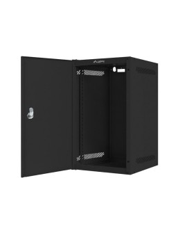 LANBERG SZAFA WISZĄCA RACK 10" 9U 280X310 CZARNA, DRZWI METALOWE (FLAT PACK) WF10-2309-00B