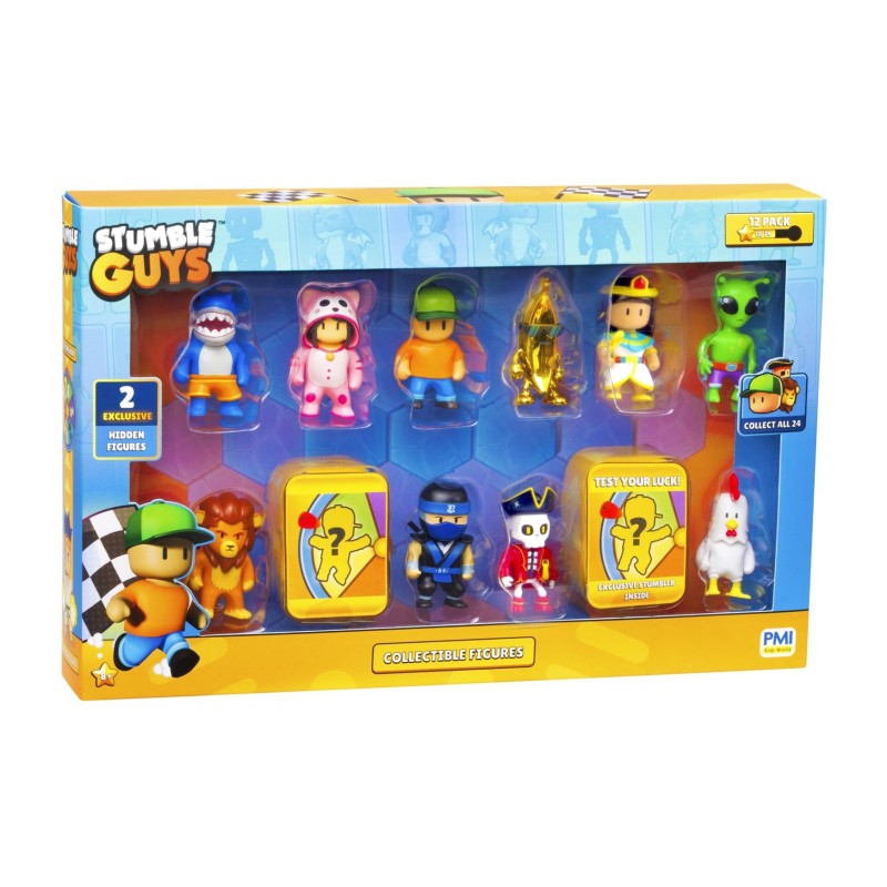 STUMBLE GUYS - FIGURKI - ZESTAW DELUXE 12SZT VER.A