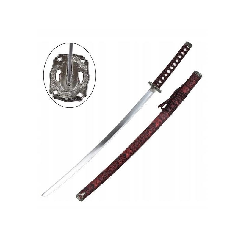 Katana HATTORI HANZO Red HH029 Rosso - replika